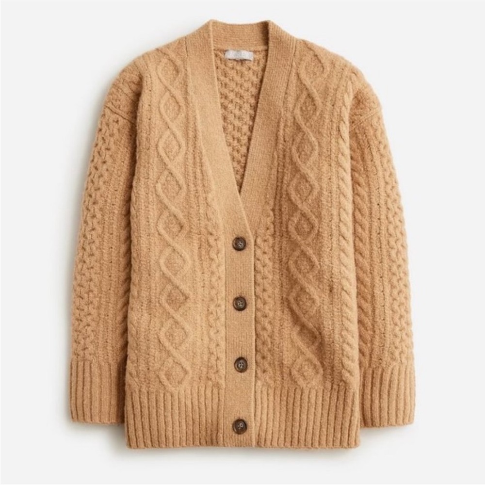 J. Crew Oversized Cable Knit Sweater Sz 2X